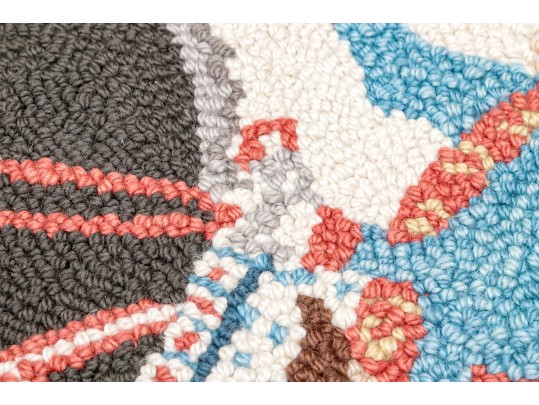 Hand Hooked 'George Washington On A Horse' Mat