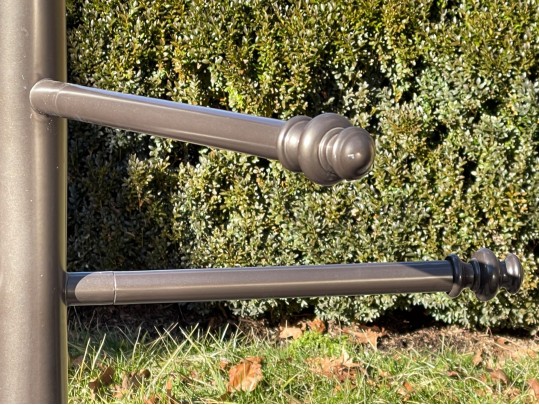 Awesome Outdoor Poolside Towel Rack