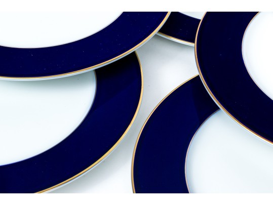 Set Of 8 Rosenthal Classic Rose Collection Dinner Plates