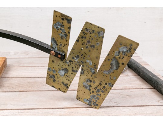 T.J. McDermott (Am., 20th-21st C) Weather Vane With A Golden Fish Top