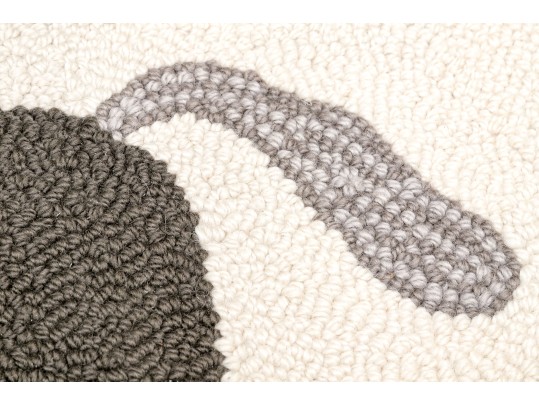 Hand Hooked 'George Washington On A Horse' Mat