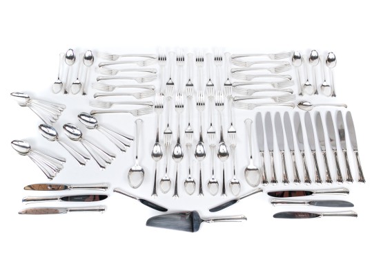 Large Set Of Towle Sterling Silver Flatware- 