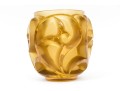 Rene Lalique Tourbillons Yellow Glass Vase
