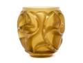 Rene Lalique Tourbillons Yellow Glass Vase
