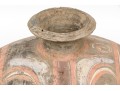 Chinese Painted Pottery Cocoon Vase, Probably Han Dynasty