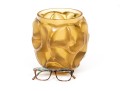 Rene Lalique Tourbillons Yellow Glass Vase