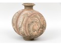 Chinese Painted Pottery Cocoon Vase, Probably Han Dynasty