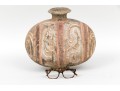 Chinese Painted Pottery Cocoon Vase, Probably Han Dynasty