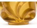 Rene Lalique Tourbillons Yellow Glass Vase