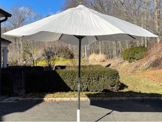 Pair Of Outdoor Umbrellas