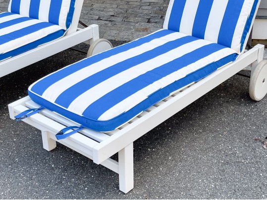 Pair Of Weatherend Estate Furniture Chaise Lounge Chairs