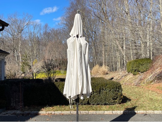 Pair Of Outdoor Umbrellas