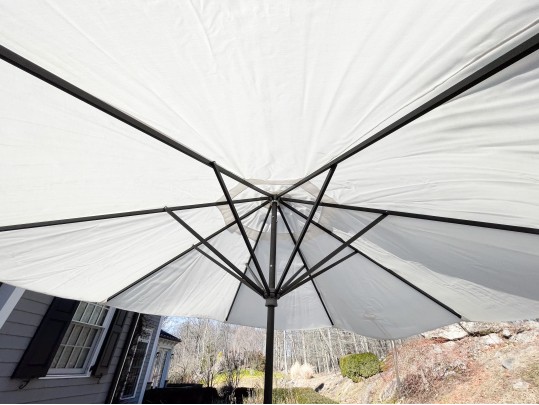 Pair Of Outdoor Umbrellas