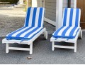 Pair Of Weatherend Estate Furniture Chaise Lounge Chairs