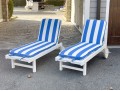 Pair Of Weatherend Estate Furniture Chaise Lounge Chairs