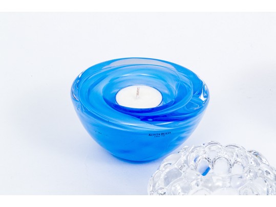 Collection Of 11 Decorative Assorted Makers Crystal & Glass Candle Votives 