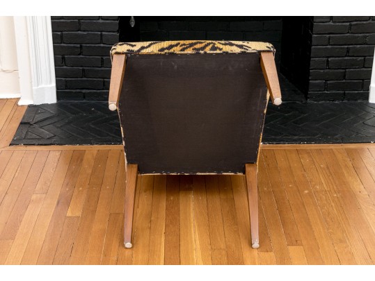 Fun Animal Print Upholstered Armchair