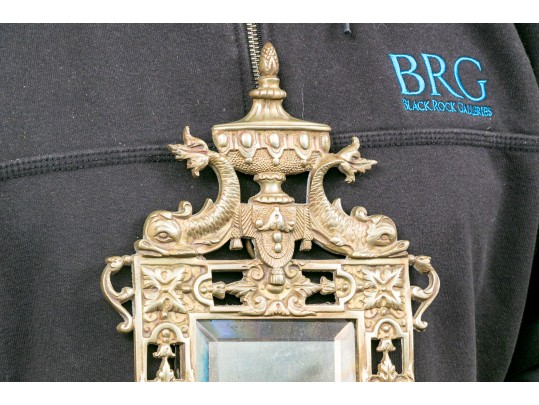 Brass Mirror Two Light Sconce