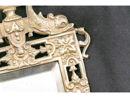 Brass Mirror Two Light Sconce