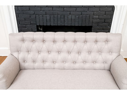 Alton Furniture Upholstered Tufted Settee