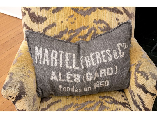 Fun Animal Print Upholstered Armchair