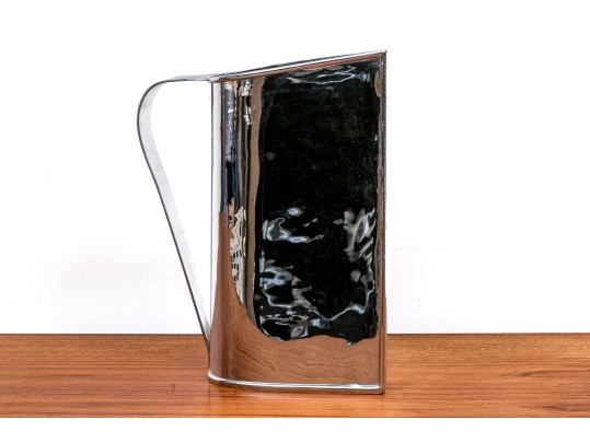 Fine Modernist Silver Plate Pitcher