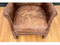 Adorable Children Leather Upholstered Club Chair