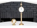 Two Decorative Mantle Clocks With Clock / Barometer