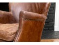 Adorable Children Leather Upholstered Club Chair