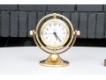 Two Decorative Mantle Clocks With Clock / Barometer