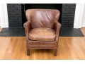 Adorable Children Leather Upholstered Club Chair