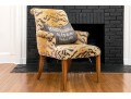 Fun Animal Print Upholstered Armchair