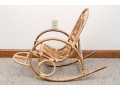 Vintage Child Bamboo Rattan Rocking Chair