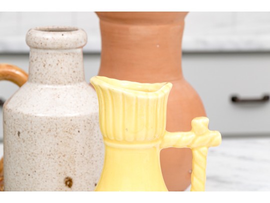 Large Funky Collection Of Eight Decorative Ceramics