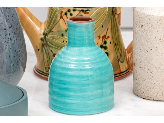 Large Funky Collection Of Eight Decorative Ceramics