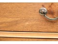 Vintage Two Wood Bow Front Chest