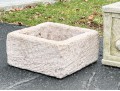 Collection Of Three Square Form Concrete Planters