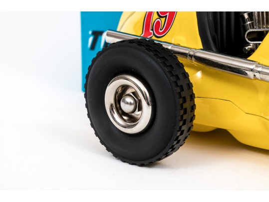 Fabulous Mint Nylint Thimble Drome, Champion, Yellow, Boxed