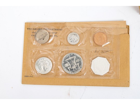 Collection Of Thirteen United States Proof Sets, 90% Silver, Ranging 1956 To 1964