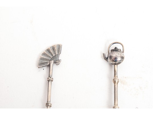 Twelve Handsome 950 Silver Coffee Spoons