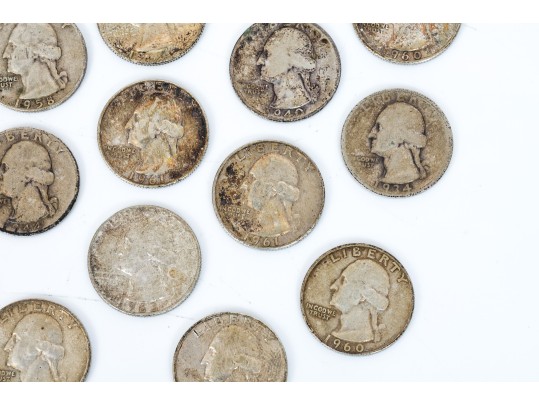 Twenty-Three Washington Quarter Dollars