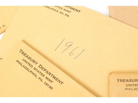 Collection Of Thirteen United States Proof Sets, 90% Silver, Ranging 1956 To 1964