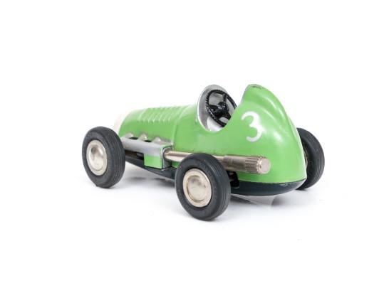 Schuco Fun Vintage Green Micro Racer, With Key
