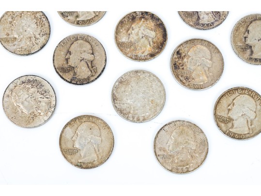 Twenty-Three Washington Quarter Dollars