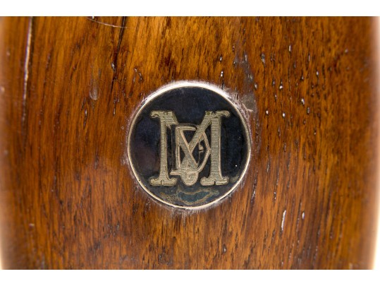 Thomas Harwood & Sons Handsome Oak And Silver Plate Tankard, Pre-1896