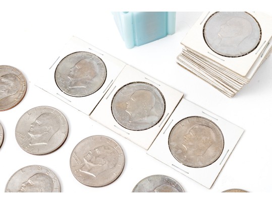 $28.50 In Eisenhower Half Dollars