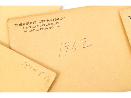 Collection Of Thirteen United States Proof Sets, 90% Silver, Ranging 1956 To 1964