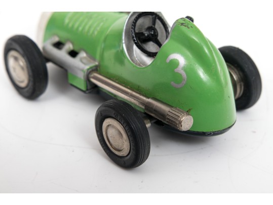 Schuco Fun Vintage Green Micro Racer, With Key