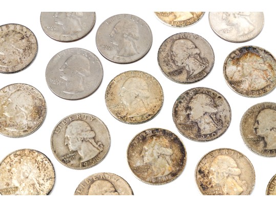 Twenty-Three Washington Quarter Dollars