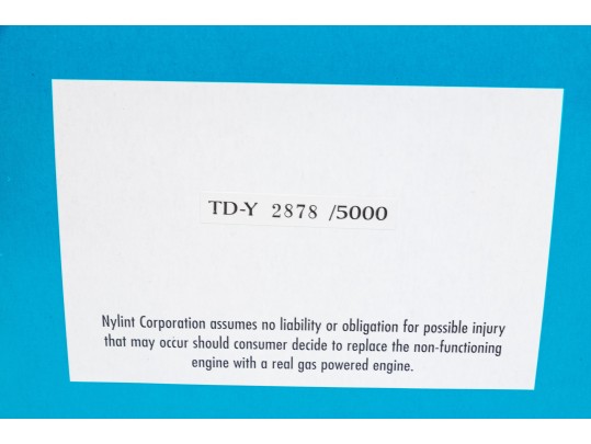 Fabulous Mint Nylint Thimble Drome, Champion, Yellow, Boxed